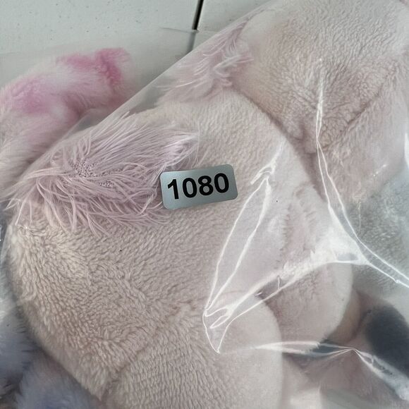 Little Beginnings Pink Unicorn Lovey Plush Floral Baby Security Blanket Stuffed - Picture 8 of 8